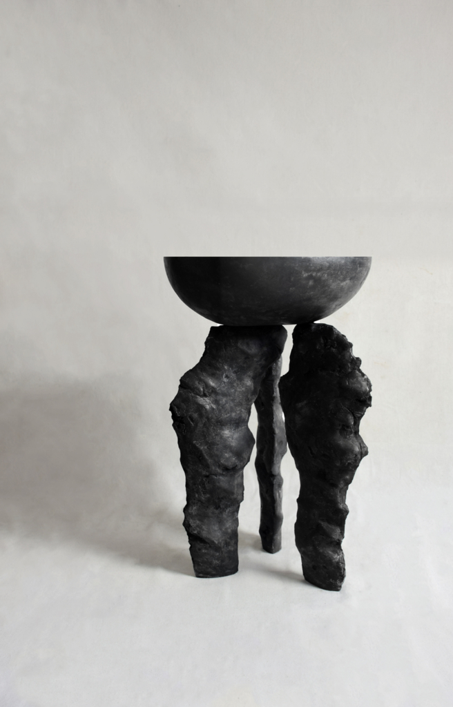 Burnt works | sculptural tables | Isac Elam Kaid